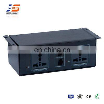 RJ45 Under Table Multimedia Interconnect Connection Box photo-3