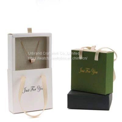 Portable Jewelry Ring Box Pull Gift Box Necklace Earring Ring Bracelet Jewelry Box photo-2