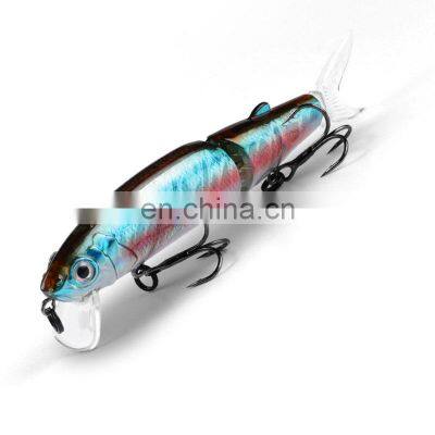 Top quality 30 color multi jointed minnow 13cm 25g hard bait fishing lure Minnow for freshwater saltwater fishing