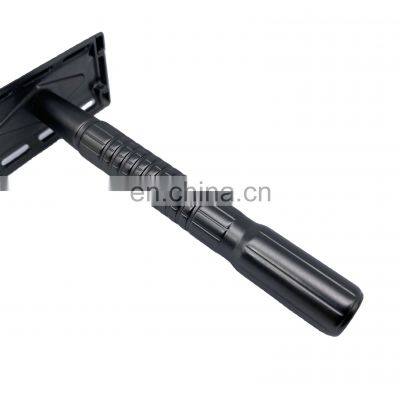 Eco-friendly Metal Barber Stainless Steel Green Double Edge Blade Reusable Safety Razor Shaving Set Stand photo-2