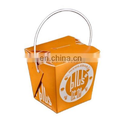 Multi color printed paper noodle box made by Sunkea Company