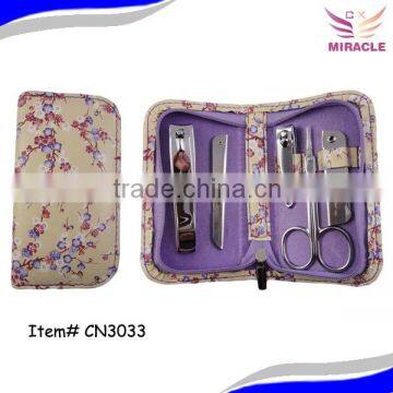 5pcs manicure set plum blossom design beauty nail manicure set