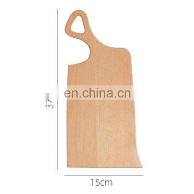 special design beech solid wood chopping board bread boards sushi serving tray 37x15cm