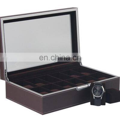 Custom New Style Original Creative Design Luxury Watches Box Watch Cases Leather Velvet Watch Box For Gift Pack Case