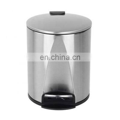 New Designed Round Metal 5L 12L Foot Pedal Bin photo-5