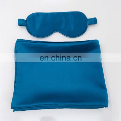 100% Mulbery Relaxing Kit Eye Mask Pillow Case Mulberry 22 MM Satin Pillowcase Weighted Eyemask