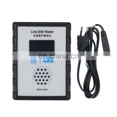 Mains Noise Tester Broadband AC Power Supply Meter Ripple Analyzer Line EMI Meter With OLED Screen