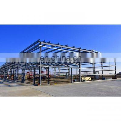 Modern and fashion design and rapid construction of large span steel frame garage