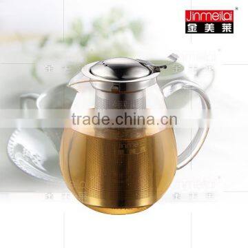 2015 new design borosilicate glass teapot,borosilicate glass teapot,hand made borosilicate glassteapot