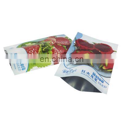 custom design flower seed bag vegetable seed packaging bag