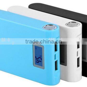 2016 new design lithium power bank with 2USB output power bank and solar power bank