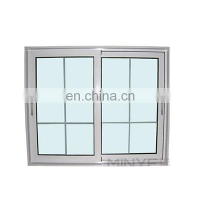 Factory inside glass or outside office sliding glass window grills design for aluminum