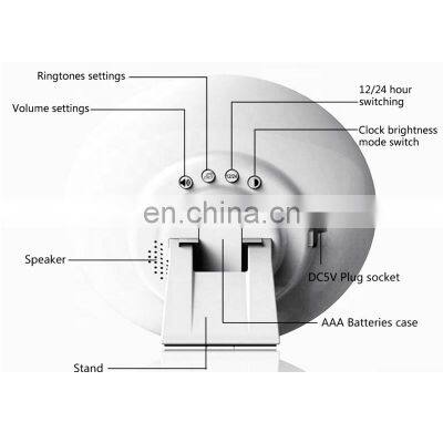 FM Radio White Noise Machine Baby Kids Sleep Trainer Baby Night Light photo-4
