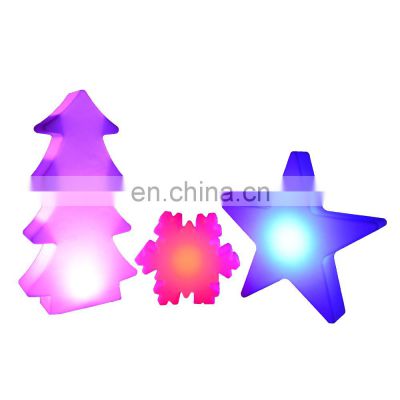 atmosphere led outdoor decoration light fancy lights rgb color change decor   LED star tree Christmas lighting