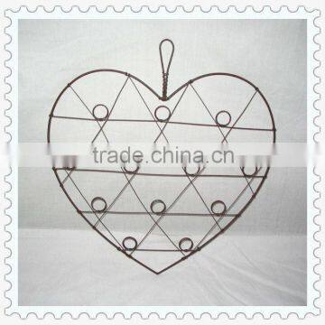 hanging display decorative craft wire heart shape