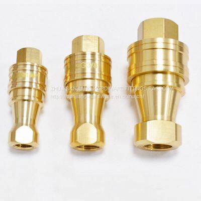 HIGH QUALITY BRASS HYDRAULIC FITTINGS , HYDRAULIC QUICK COUPLING , KZD QUICK COUPLER