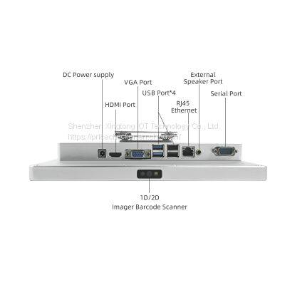 XT802E-X86 XTIOT Pos Machine Win10 Android All In One Computer Pos System Scanner Price Checker photo-3