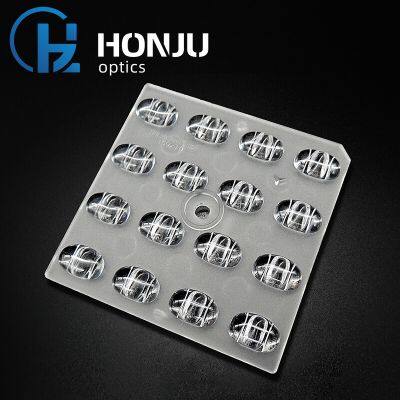 Hongzhu 50X50mm Outdoor Light Lens 5050 PC 16 In 1 Led Outdoor Lighting Street Light Lens photo-2
