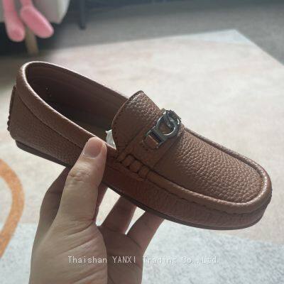 2024 Yanxi Brand Leather Boy Casual Shoes With High Quality photo-2