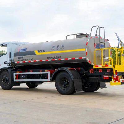 11cbm Road Green Sprinkler Used Water Sprinkler Tanker Truck with Spray Gun