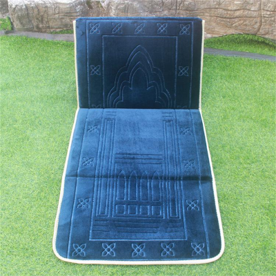 Hot Sale Facecloth Fabric Portable Pilgrimage Blanket Size 55*110 Folded Worship Blanket Prayer Mat photo-2