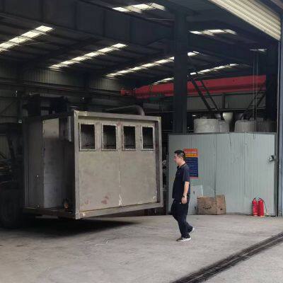 Low-temperature magnetic gas organic matter pyrolysis furnace