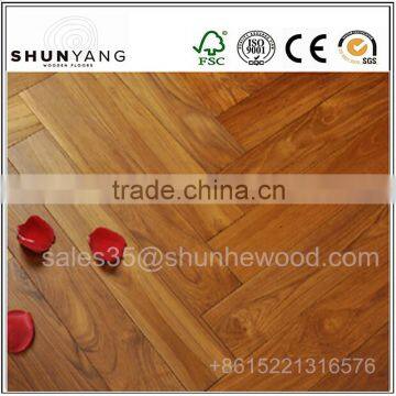 Teak Parquet Wood Floor