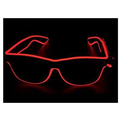 Glow in Dark Party AAA Battery Wire/Wirelss Light up EL Glasses