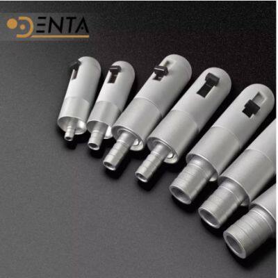 Round metal connector strong /week suction handle Dental HVE high/low volume Saliva Swivel Ejector Adaptor Tube Convertor