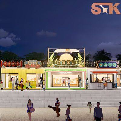 Milk tea shop creative Container Mobile House