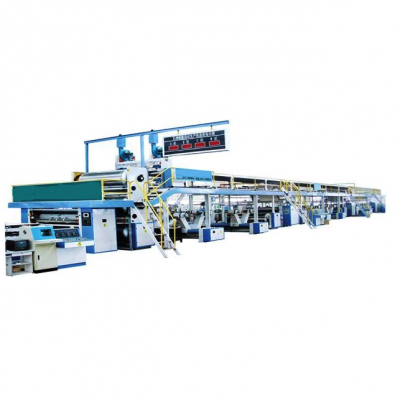 Complete 3 5 7 Ply Flute Corrugated Cardboard Carton Box Machine Production Line