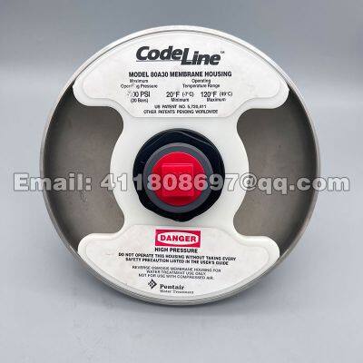 Codeline reverse osmosis model 80A30 membrane housing end cap complete end plate assembly seal ring accessory