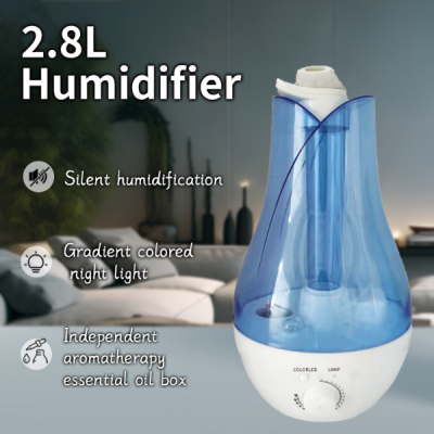 Double Spray Aromatherapy Desktop Ultrasonic Humidifier（Wechat:13510231336）