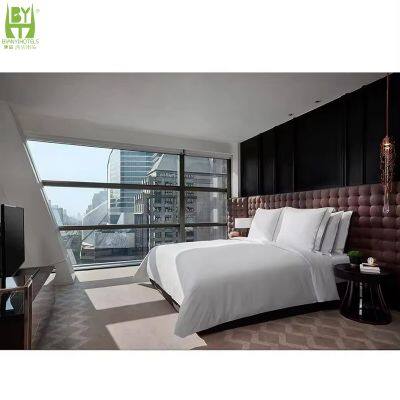Nordic Apartment Bedroom Wood Bed Hotel Standard Room Wood Low Bed Modern Simple Floor Storage Beds