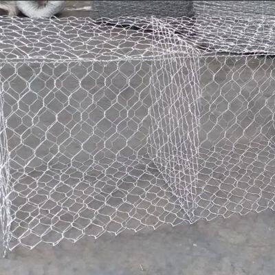 Customized PVC Coated Gabion for Erosion Control 60*80mm Mesh Size