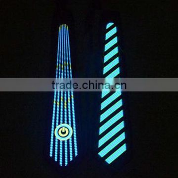 High Brightness Flashing Wireless EL Panel Ties for Festival