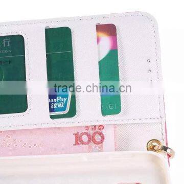 Hot Selling Wallet Handbag Case for Samsung Galaxy S6 With Card Slot photo-4