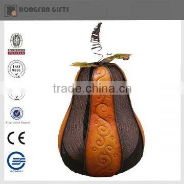 fashion metal pumpkin for hravest ornament