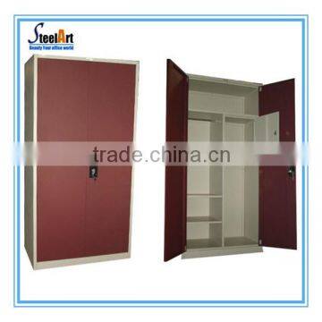 Cheap home furniture beautiful bedroom metal wardrobe