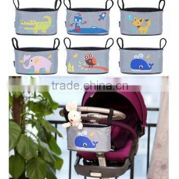 Animal Storage Bag Hanging Basket Diaper Bag Baby Stroller Organizer