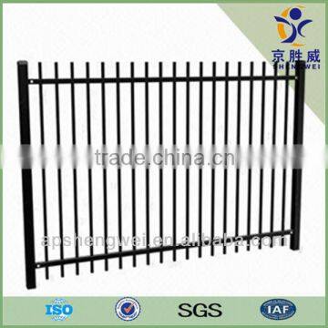 Pressed spear top tubular steel fence for Australia market