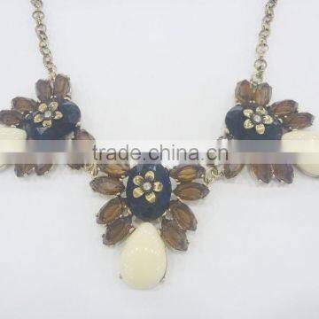 FASHION EPOXY BEADS STATEMENT NECKLACE photo-2
