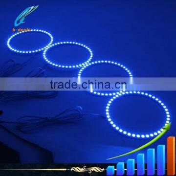 100mm RGB led angel eye changing color by the remote for Ford and Volvo