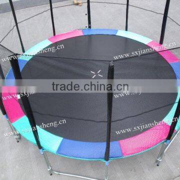 6ft-16ft colorful Big trampoline with enclosured
