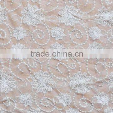 mesh fabric type cotton dry lace fabric