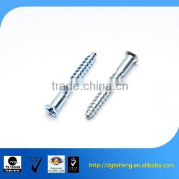 Flat Carbon Steel Hex Socket Head Confirmat Screws