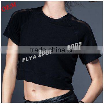 Direct factory price sex women crop tops blank short sleeve loose dry fit casual tank tops                        
                                                Quality Choice