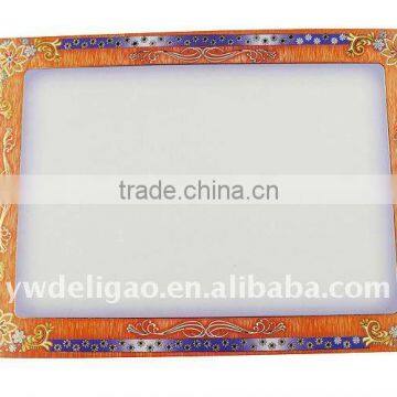 Heart Paperboard for Arabia Honor Certificate, Embossed Fashional Print and Hot Stamping