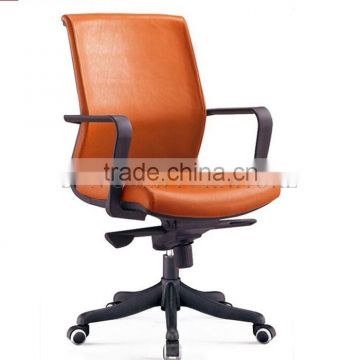 Orange leather meeting room office mesh chair (SZ-OC184)