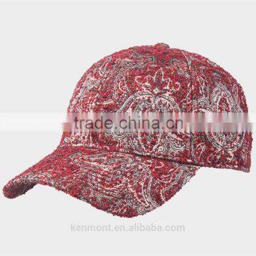 Custom promotional printing or embroidery logo cotton baseball cap on sale